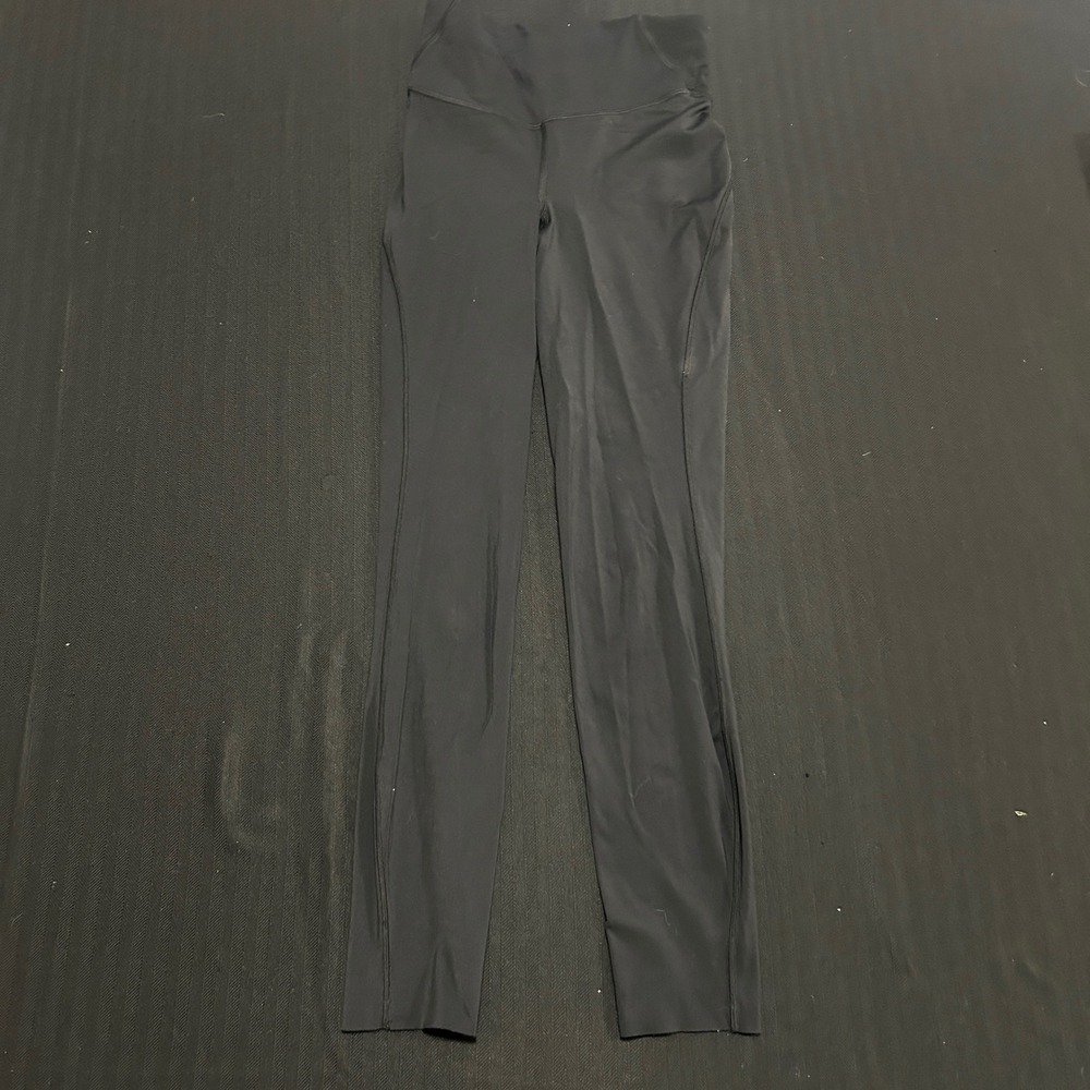 Lululemon Womens High Rise Black Leggings Full Length Size 2 Yoga Activewear